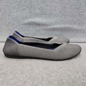 Rothys The Flat Herringbone Birdseye Shoes Size 8.5